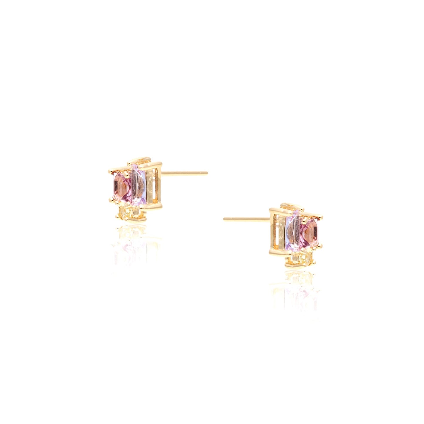 Amethyst and Tanzanite Earrings