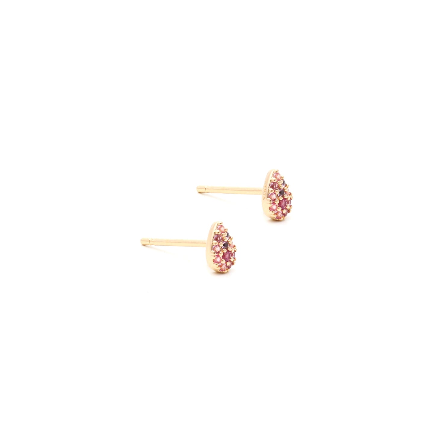 Red Zirconia Drop Earrings