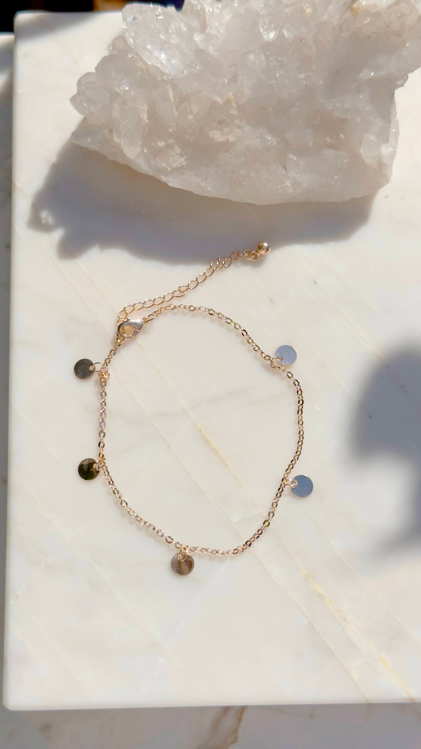 Medals anklet