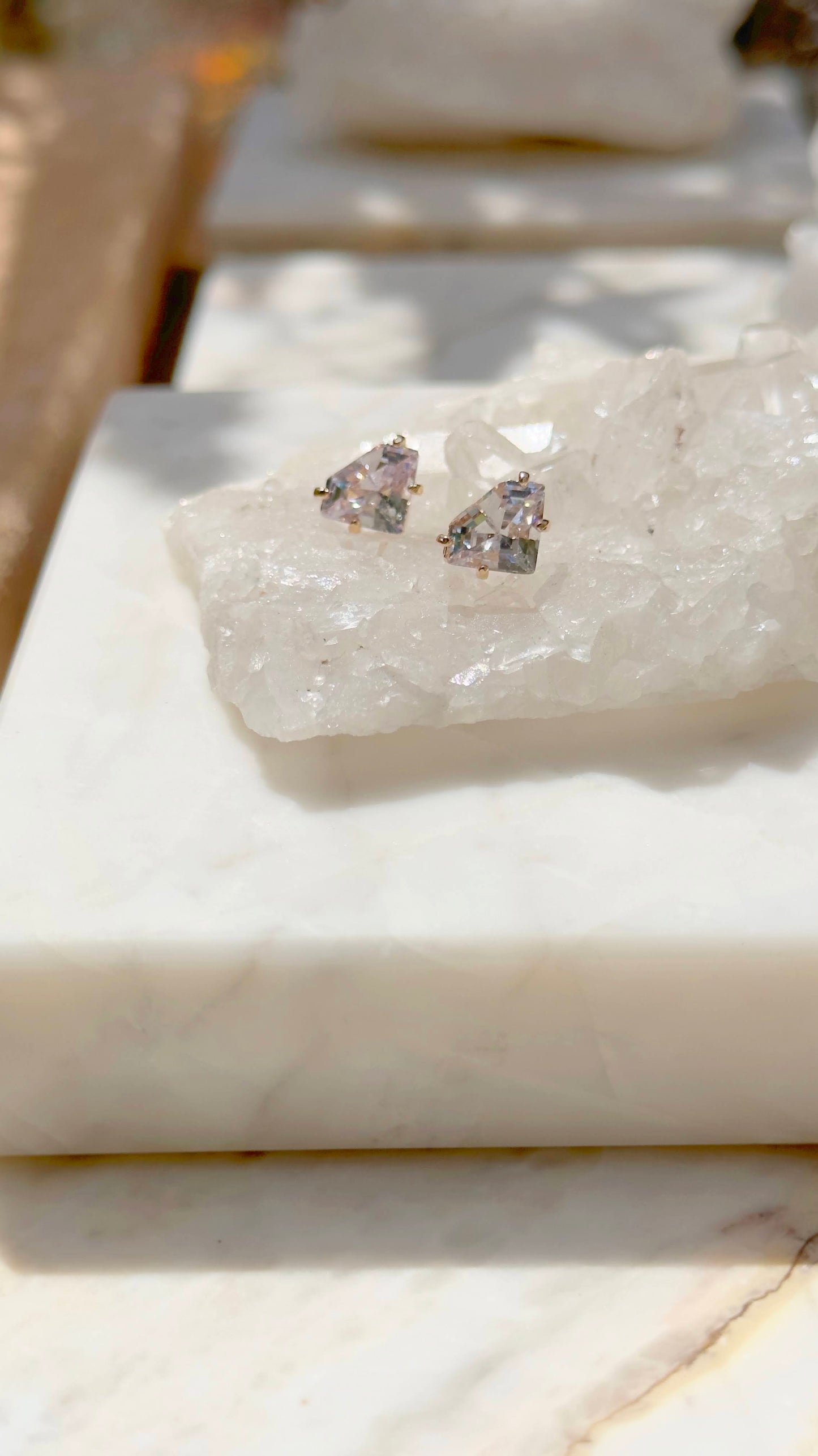 Luryan earrings in 18k gold plating