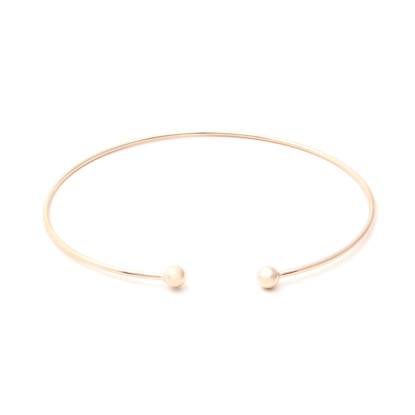Hard Open Circlet Necklace
