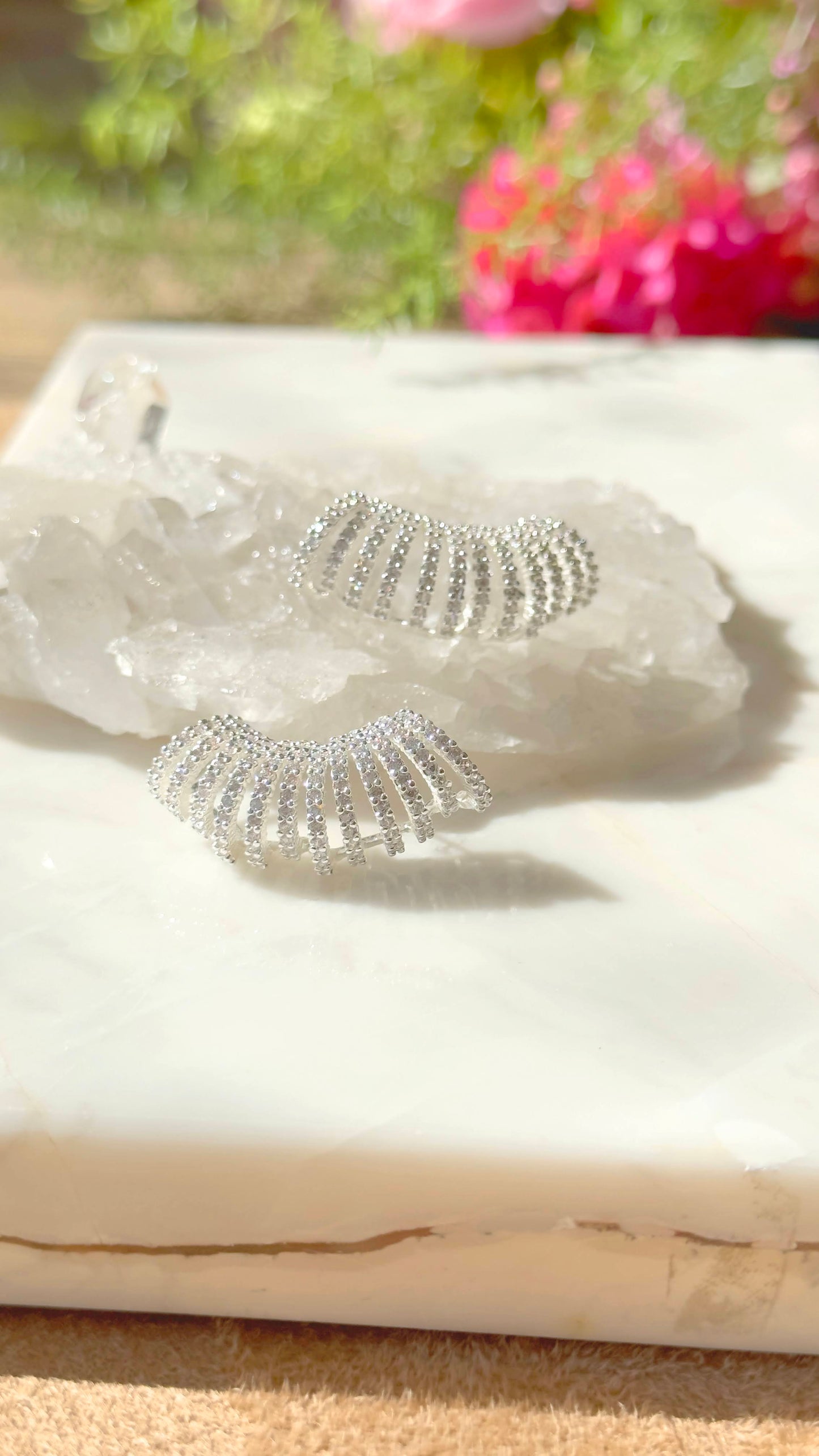 Glamorous Waves in silver
