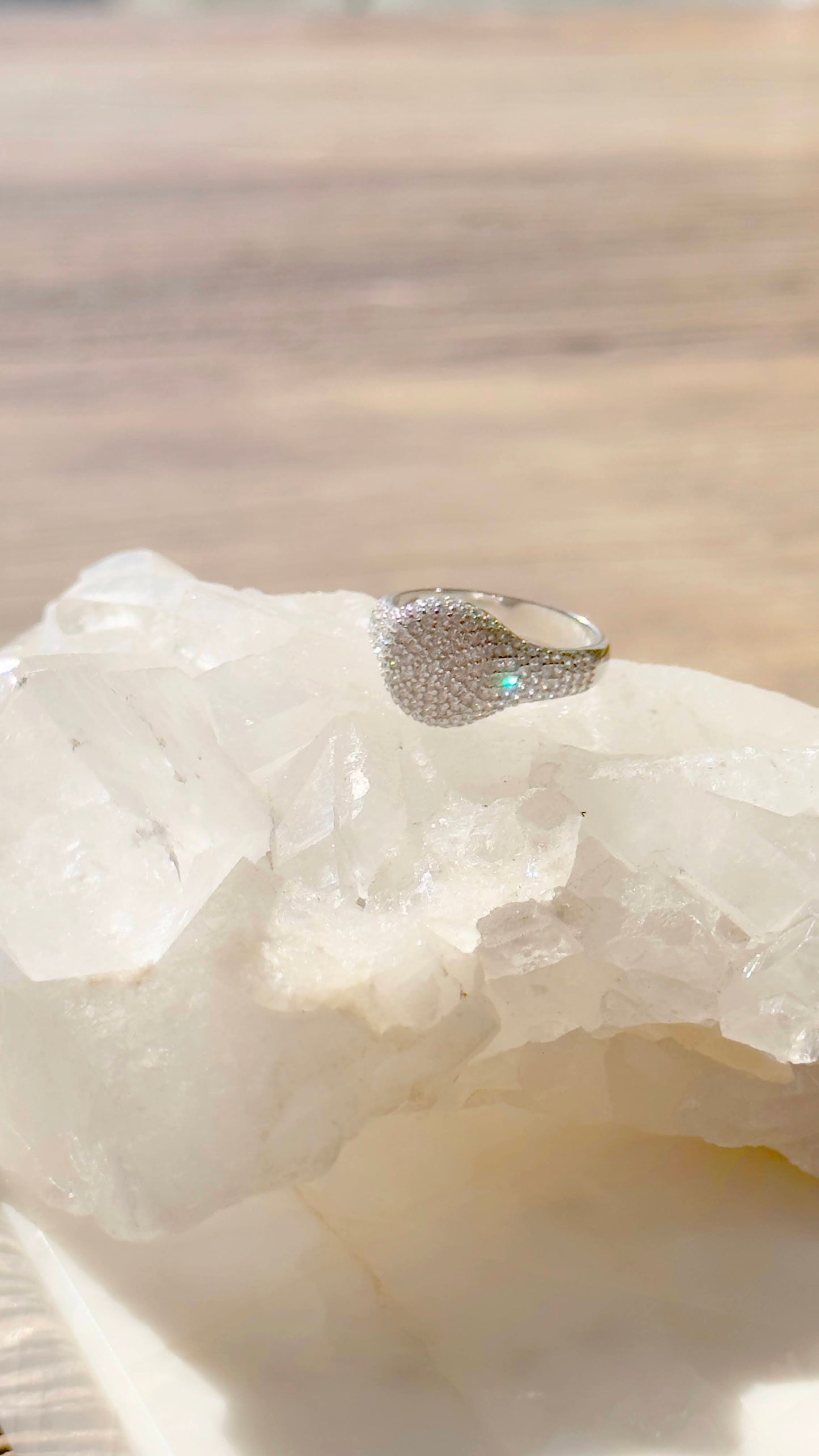 Stud Round Pinky Ring