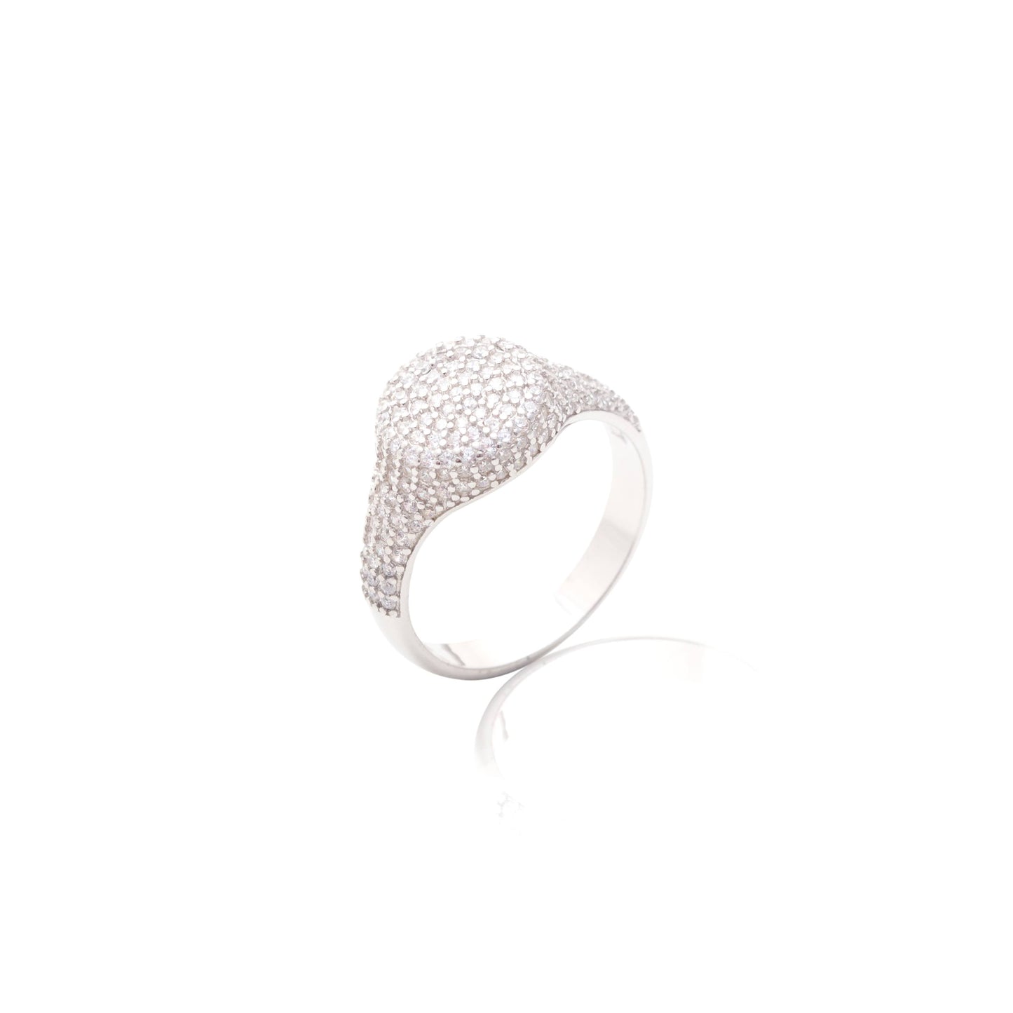 Stud Round Pinky Ring