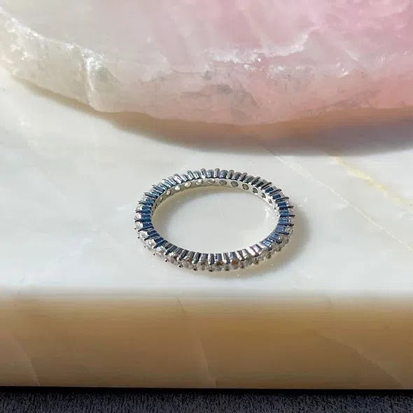 Stud ring in 925 Sterling silver