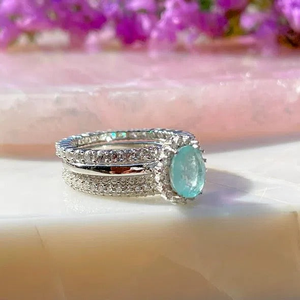 Stud ring in 925 Sterling silver