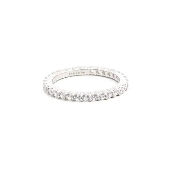 Stud ring in 925 Sterling silver