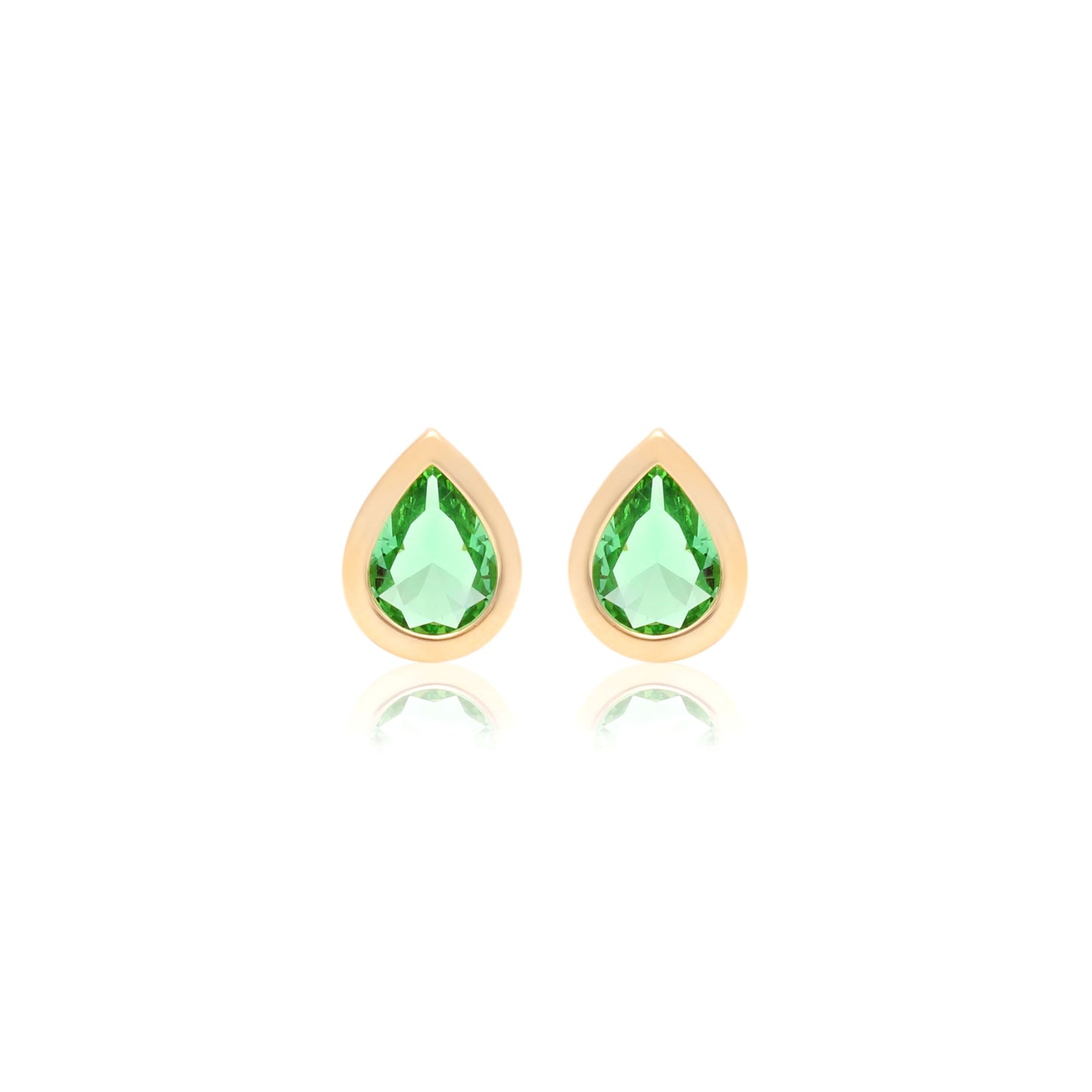 Peridot drop earrings