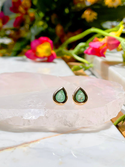 Fusion Colombian Emerald Drop Earrings