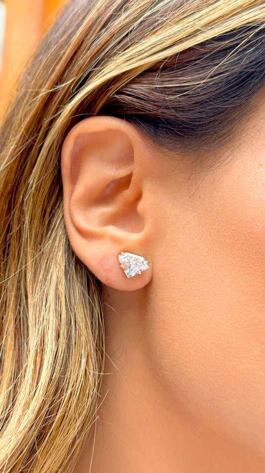 Luryan earrings in 18k gold plating