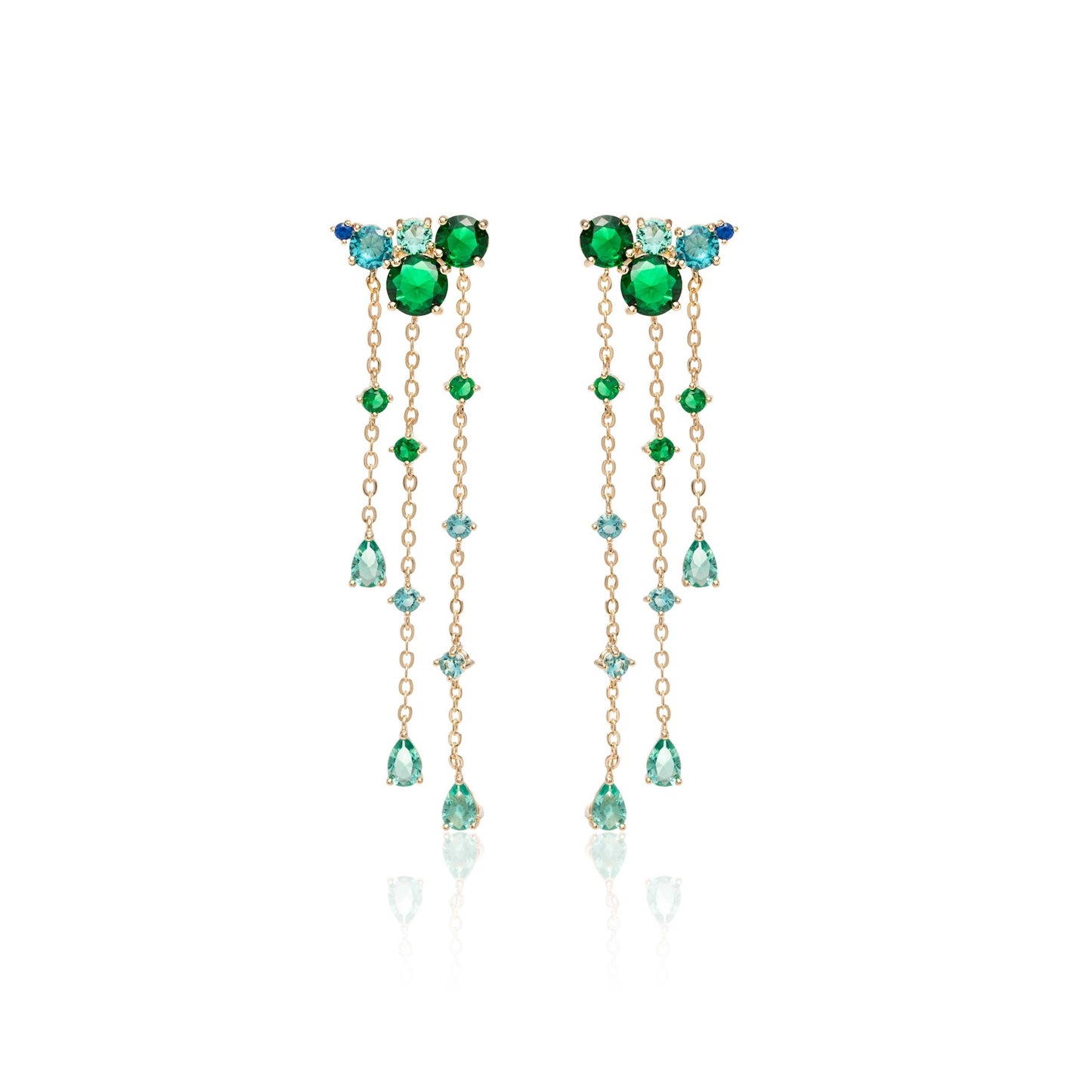 Greenish Gems Earrings