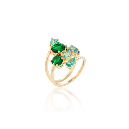 Greenish Gems Ring