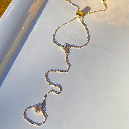 Hand chain Bracelet 18K Gold Filled