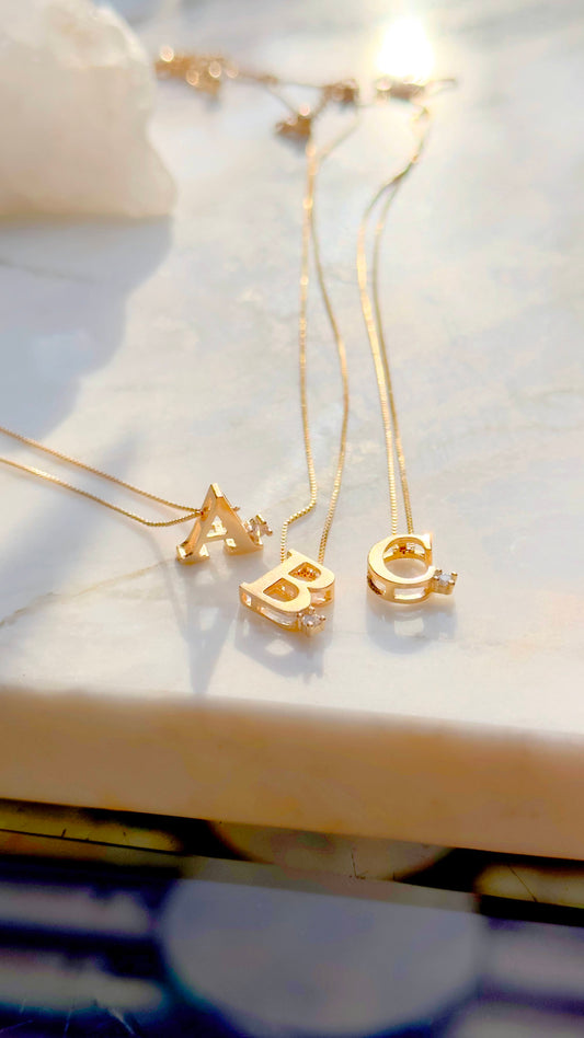 Letter necklace